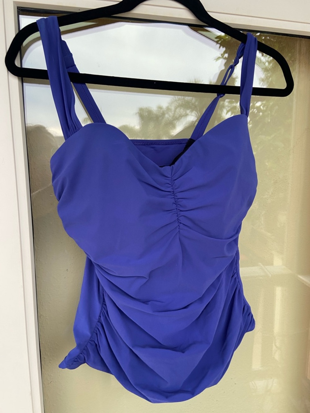 Profile By Gottex Royal Blue Ruched Two-Piece Swimsuit